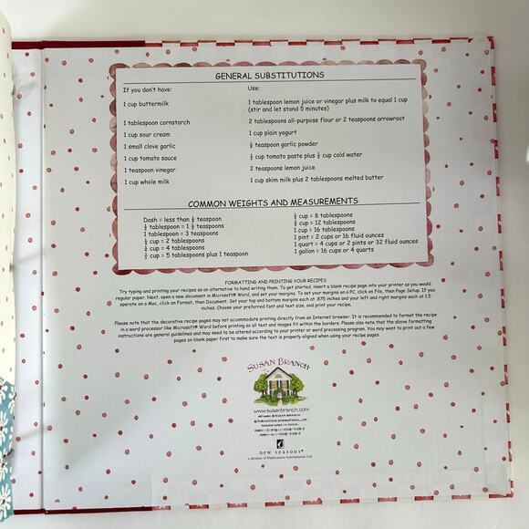 Susan Branch Recipe Binder Home Cooking Window Cover Complete VTG Kitchen - Picture 5 of 12